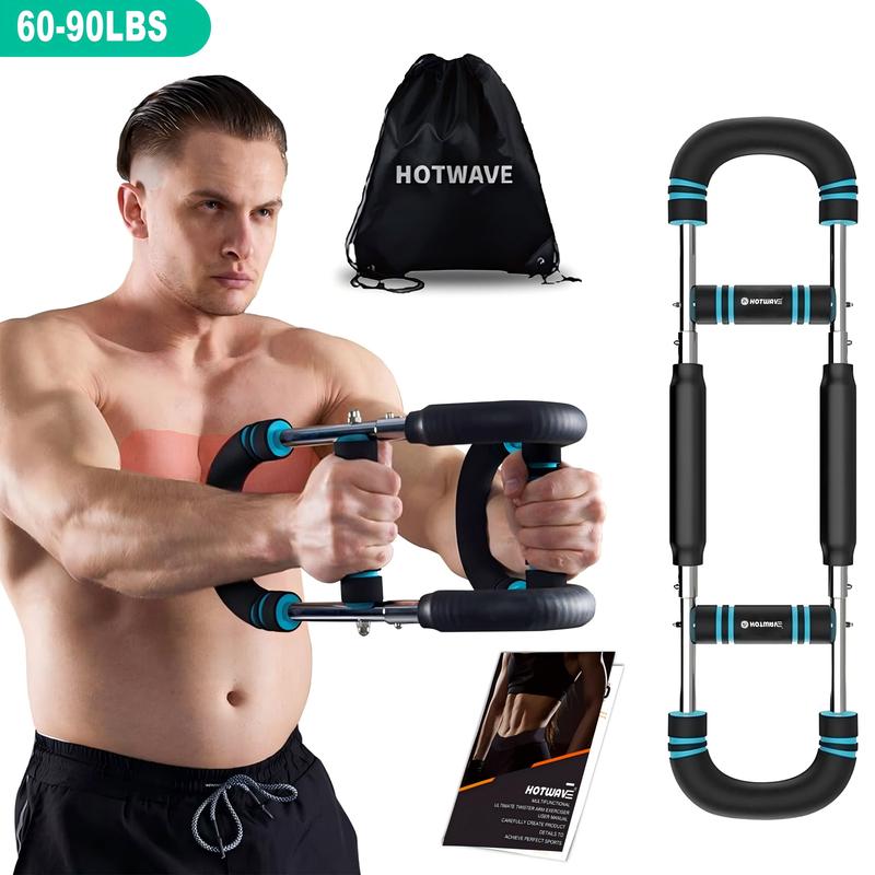 HOTWAVE Arm Trainer, Adjustable Chest Workout Equipment, Arm Trainer for Men, Chest Trainer for Men, Shoulder Muscle Training, Portable Spring Resistance Home Fitness Equipment SpringStatements