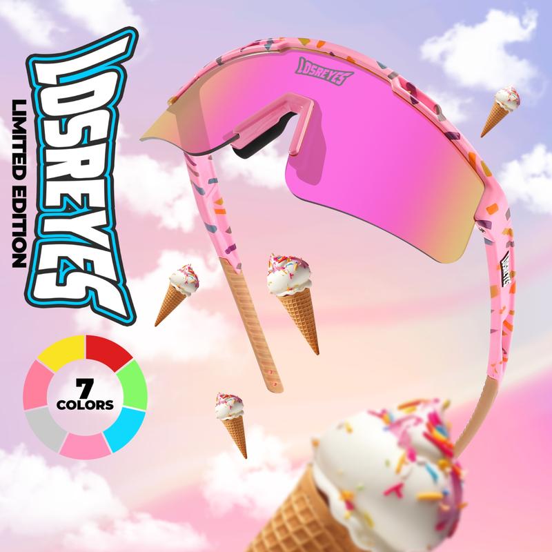 LOSREYES Kids Candy Collection Sunglasses Lightweight Durable & Stylish Sports Eyewear for Active Kids and Teen Athletes TR90 Frame UV400 Protection Fun Magic Vibe