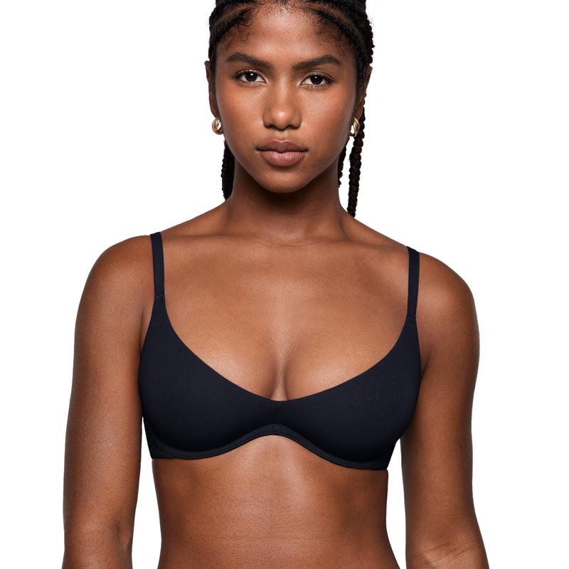 INLYRIC Women's Inbarely Plus Plunge Bra - Unlined Underwire Sexy Demi Balconette Bras SpringStatements